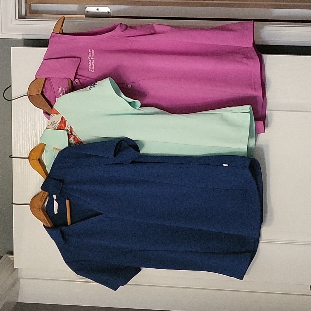Golf Shirts - size M - GUC - Adidas, Lady Hagen, Montere - K